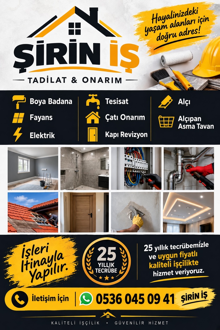 Şirin iş boya ve tadilat